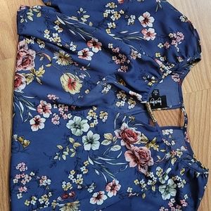 Flowered Shirt Size M